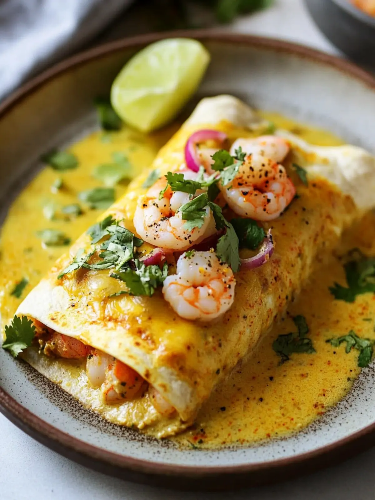Irresistible Shrimp Enchiladas Packed with Flavor and Love