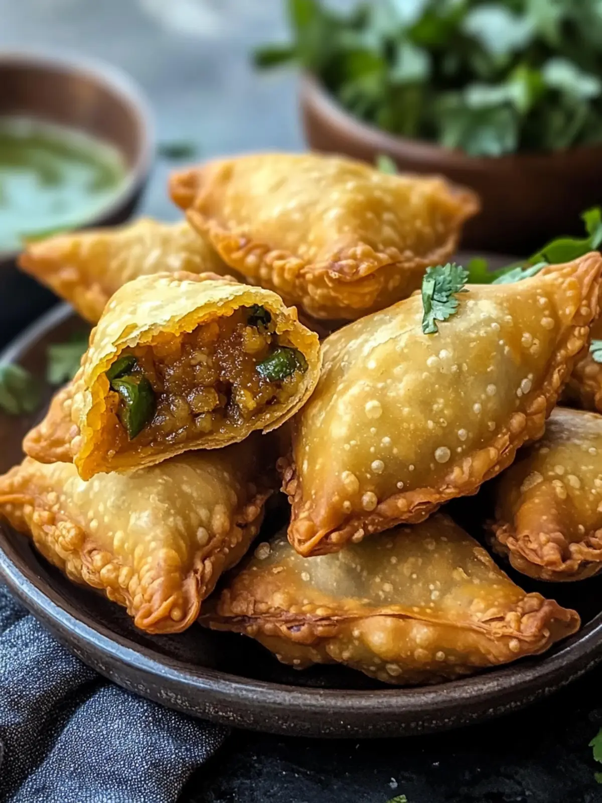 Crispy Indian Samosas with Flavorful Vegetable Filling 5 Crispy Indian Samosas