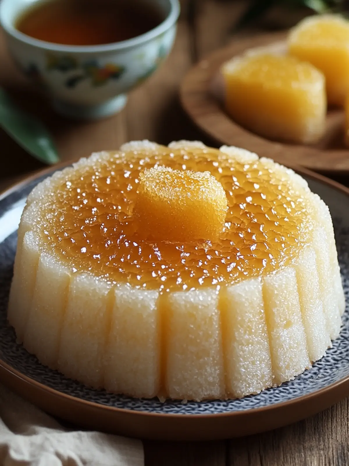 Steamed Vietnamese Honeycomb Cake