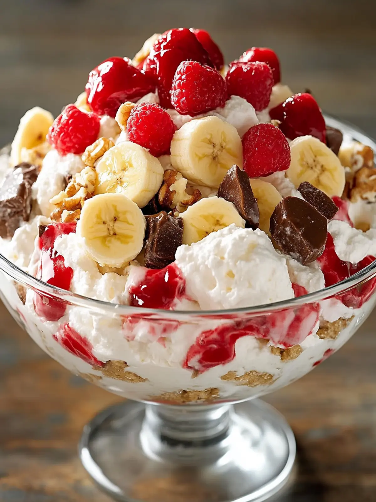 Banana Split Fluff Salad