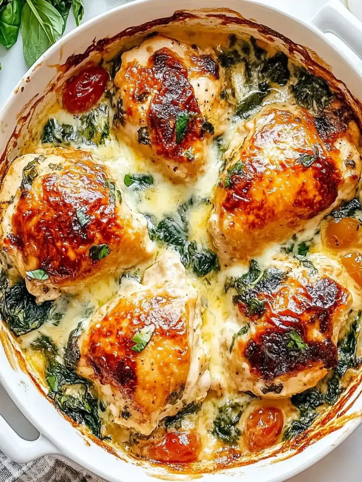 Baked Tuscan Chicken Casserole: Comfort in Every Bite 5 Baked Tuscan Chicken Casserole