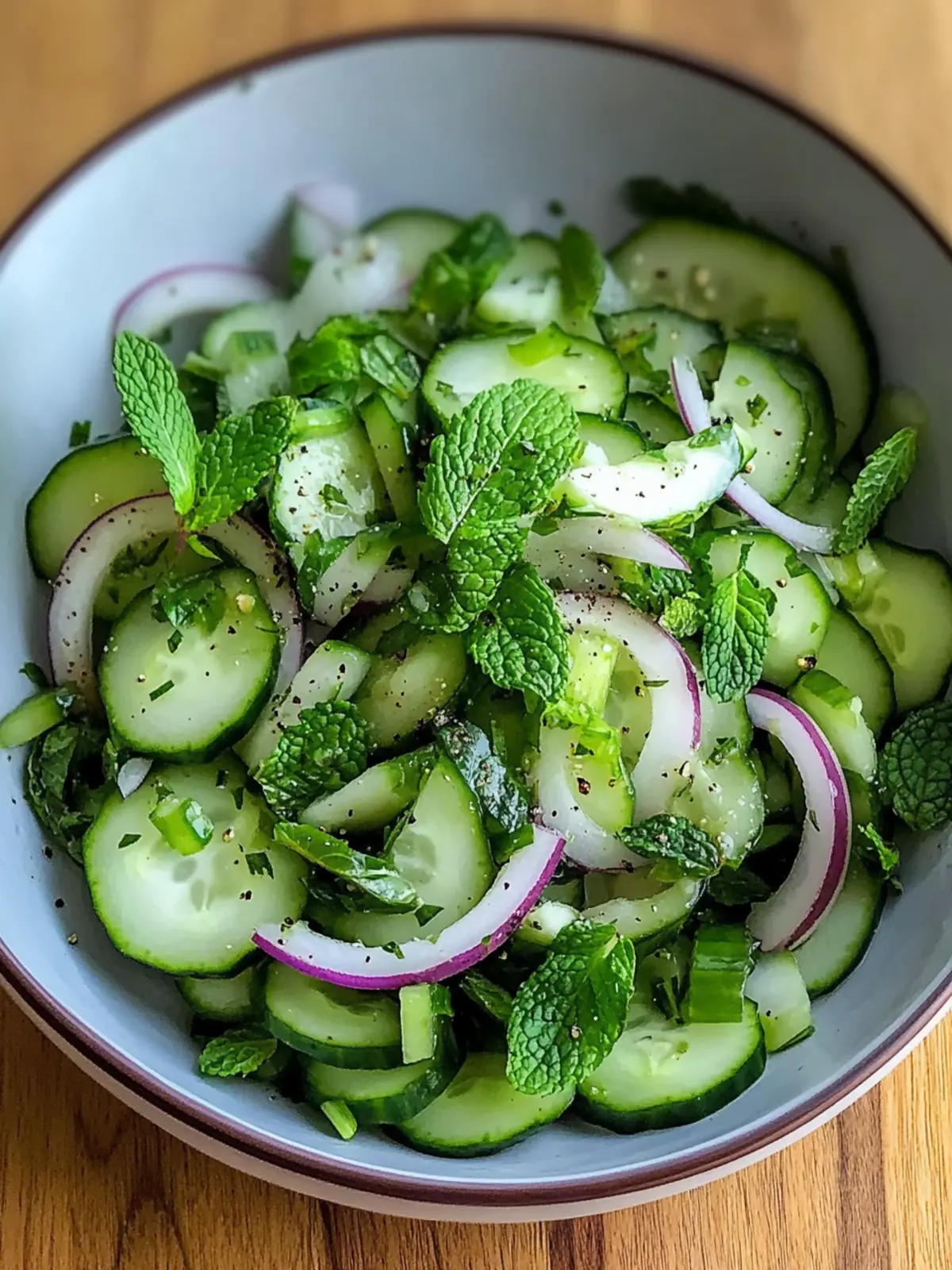 Healthy Cucumber and Mint Salad for a Refreshing Summer Treat 5 Healthy Cucumber and Mint Salad