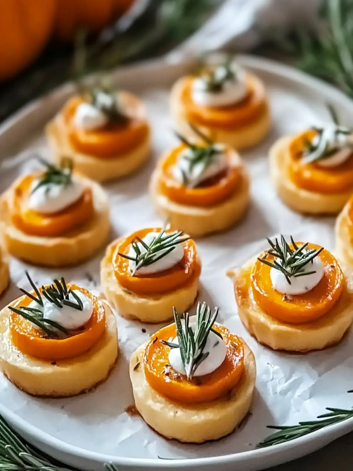 Rosemary Pumpkin Bites