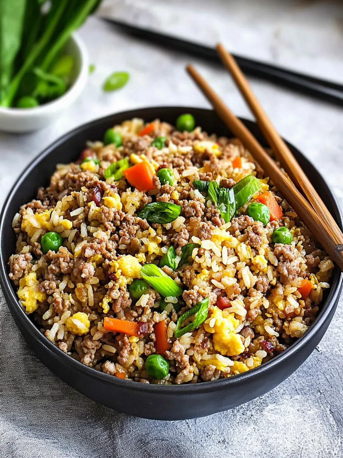 Savory Ground Beef Fried Rice in Just 10 Minutes 5 Ground Beef Fried Rice
