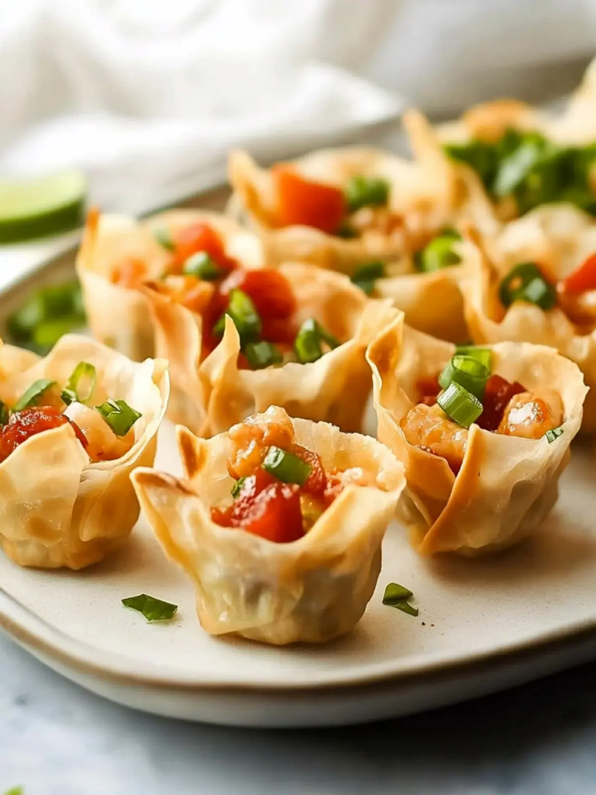 Savory Creole Cream Cheese Wonton Cups for Your Next Gathering 4 Creole Cream Cheese Wonton Cups