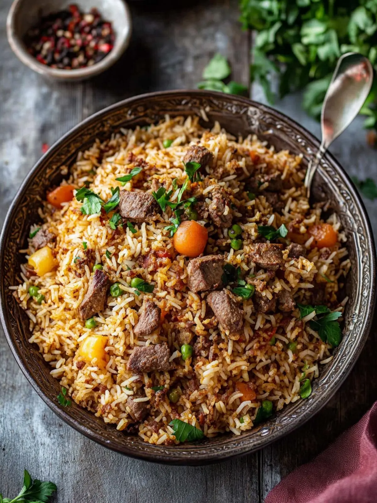 Ultimate Lamb Ouzi Rice: A Deliciously Cozy Middle Eastern Dish