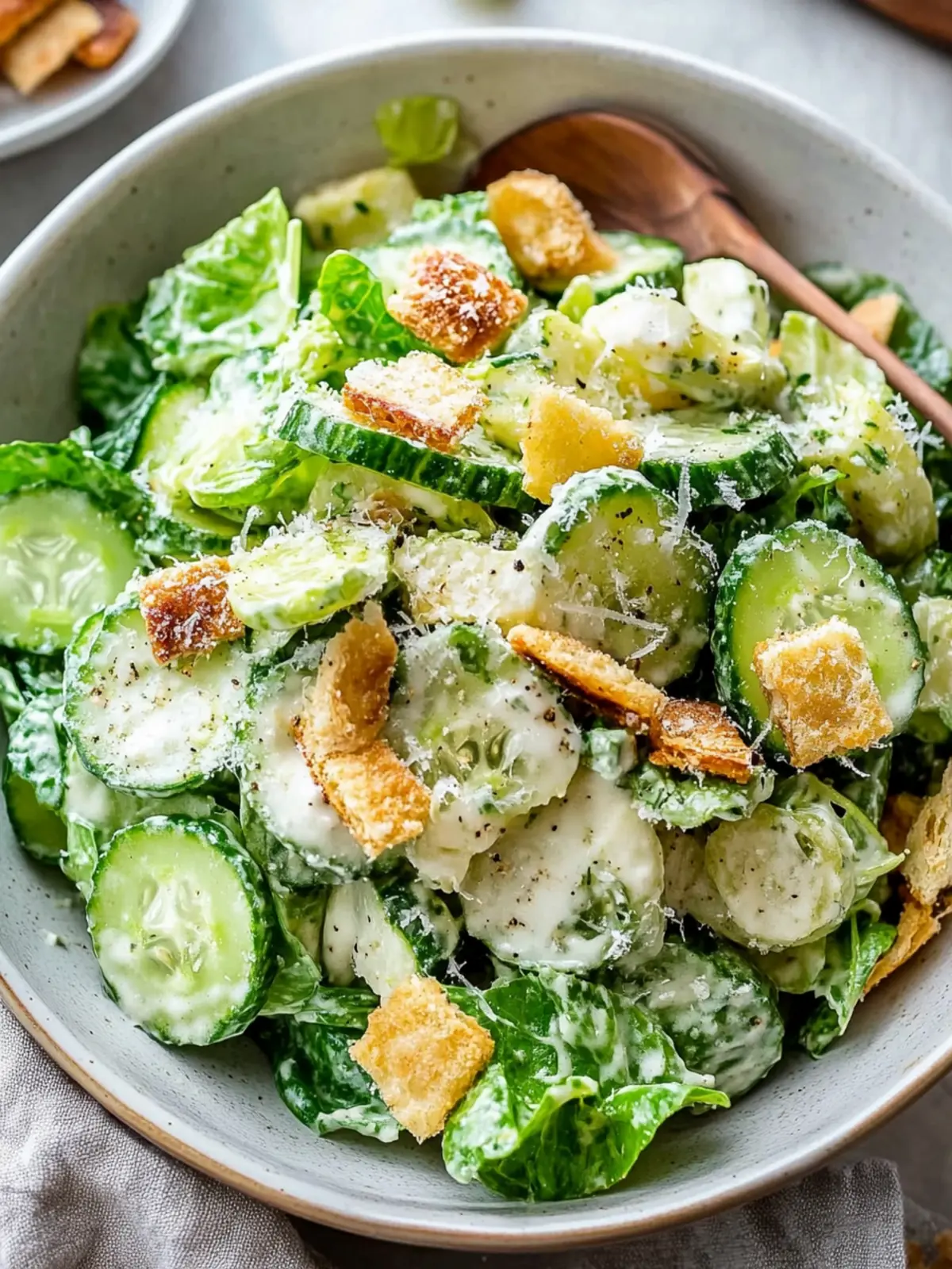 Crispy Cucumber Caesar Salad: A Refreshing Take You’ll Love 2 Cucumber Caesar Salad
