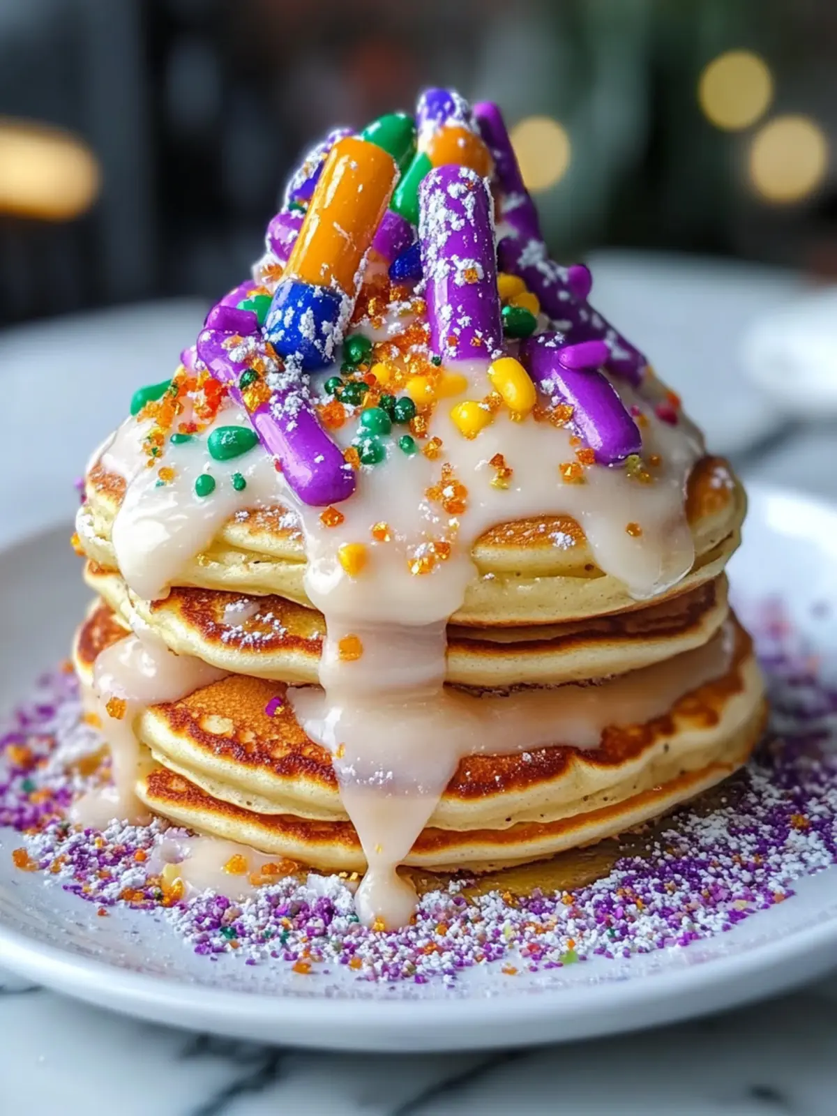 King Cake Pancakes: A Festive Twist on Breakfast Joy 2 King Cake Pancakes