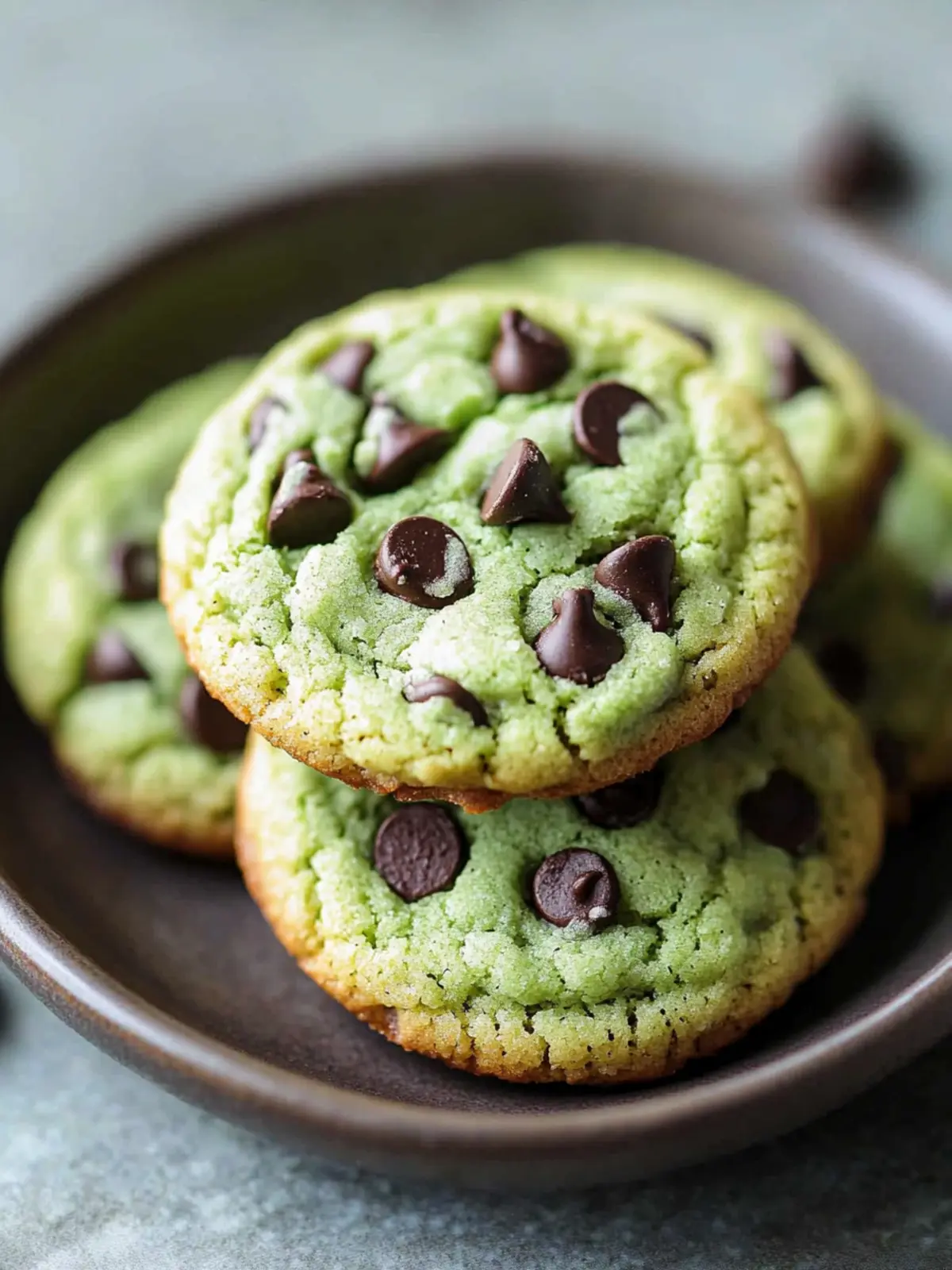 Irresistible Green Mint Chip Cookies Perfect for Any Occasion 2 Green Mint Chip Cookies