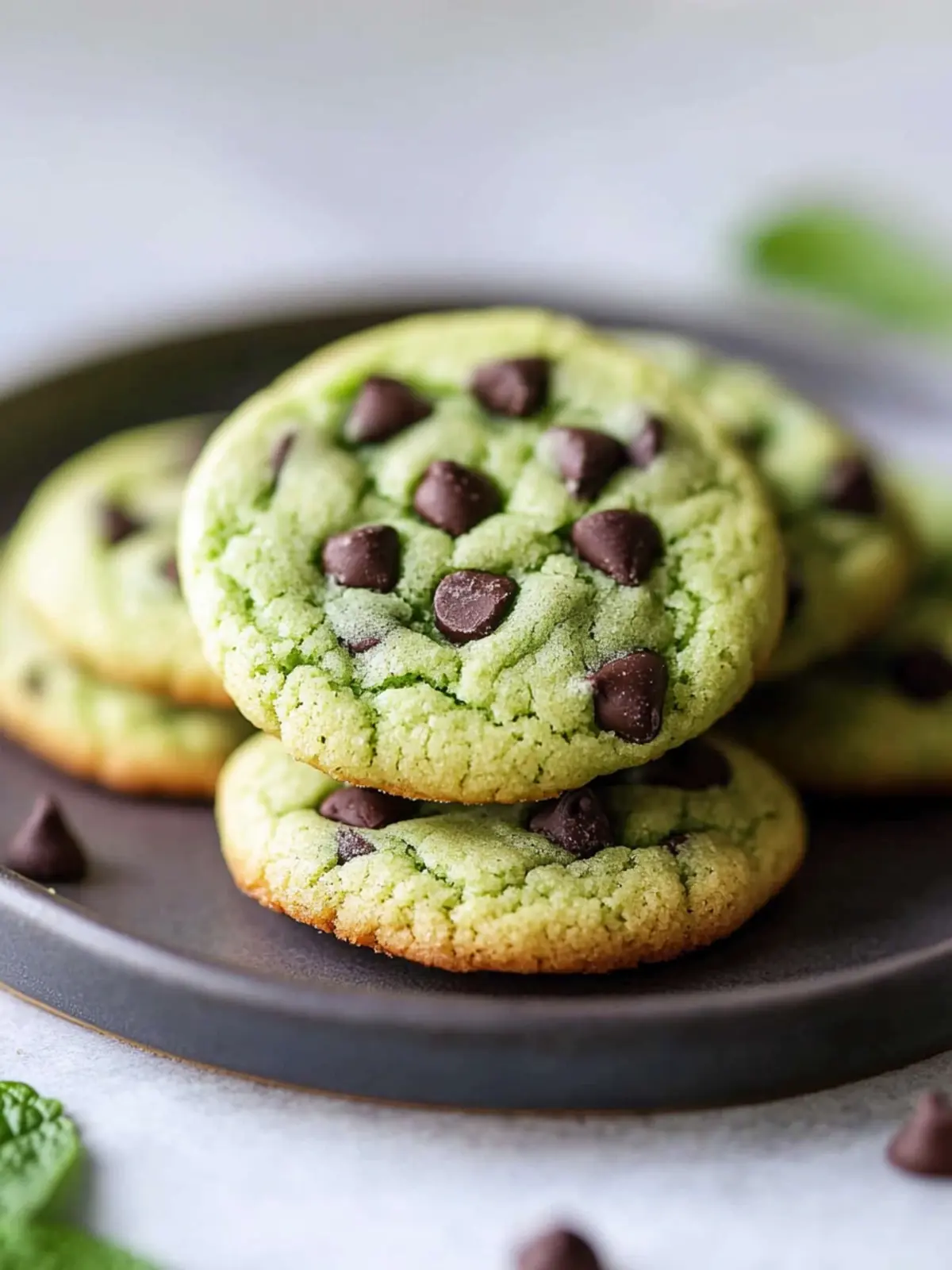 Irresistible Green Mint Chip Cookies Perfect for Any Occasion 5 Green Mint Chip Cookies
