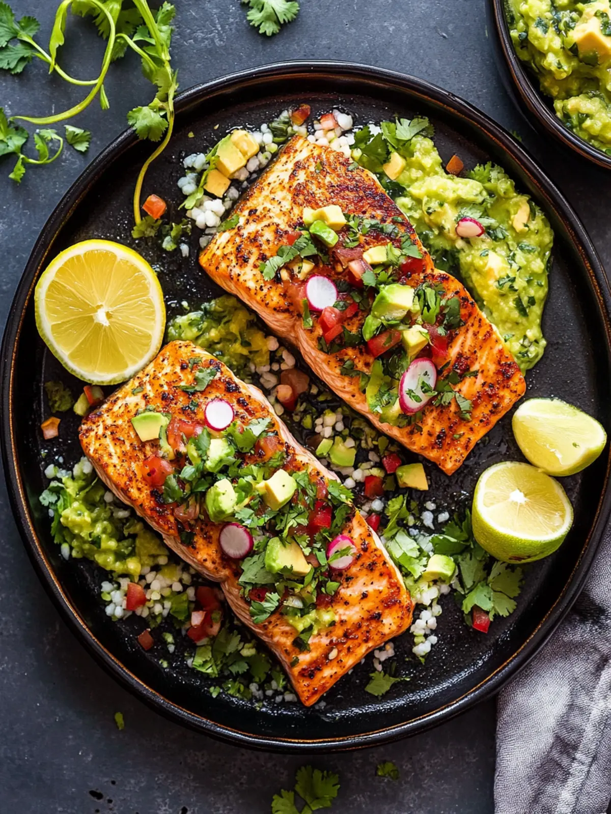 Mexican Salmon with Avocado Sauce: A Flavorful 30-Minute Meal 3 Mexican Salmon