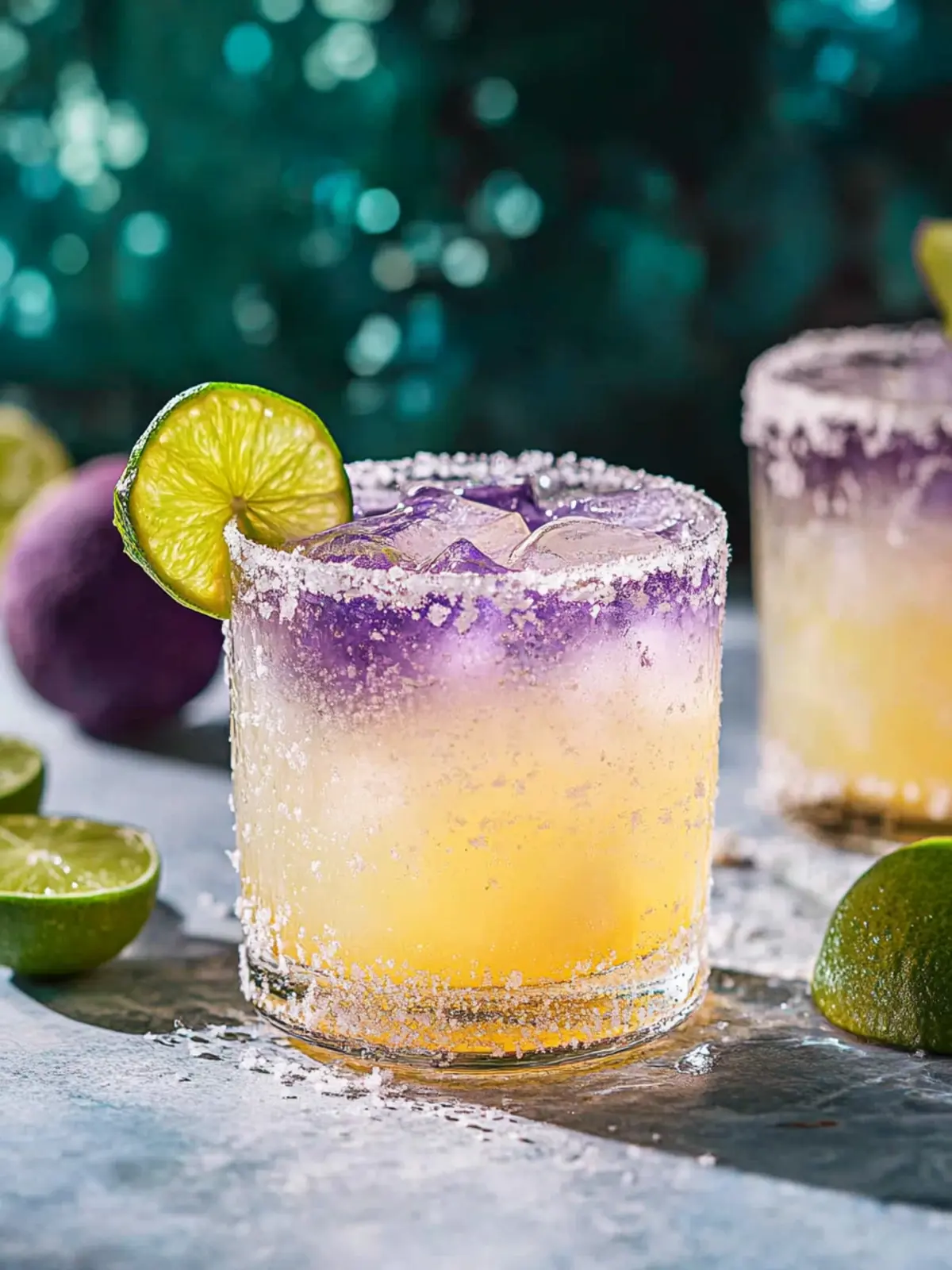 Mesmerizing Galaxy Margarita with Color-Changing Tequila 4 Galaxy Margarita