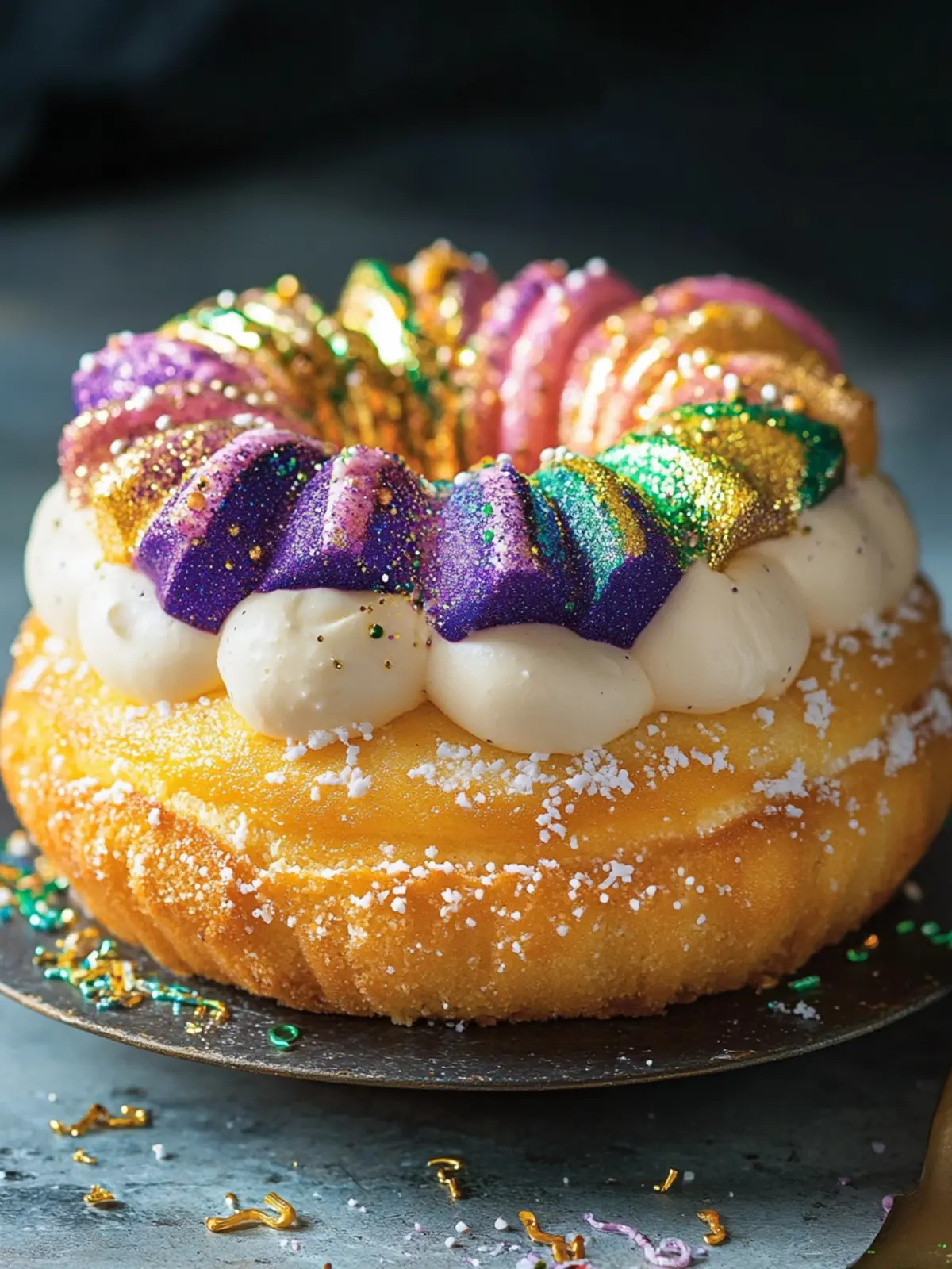 Irresistible Hurricane King Cake with Creamy Frosting Delight 5 Hurricane King Cake