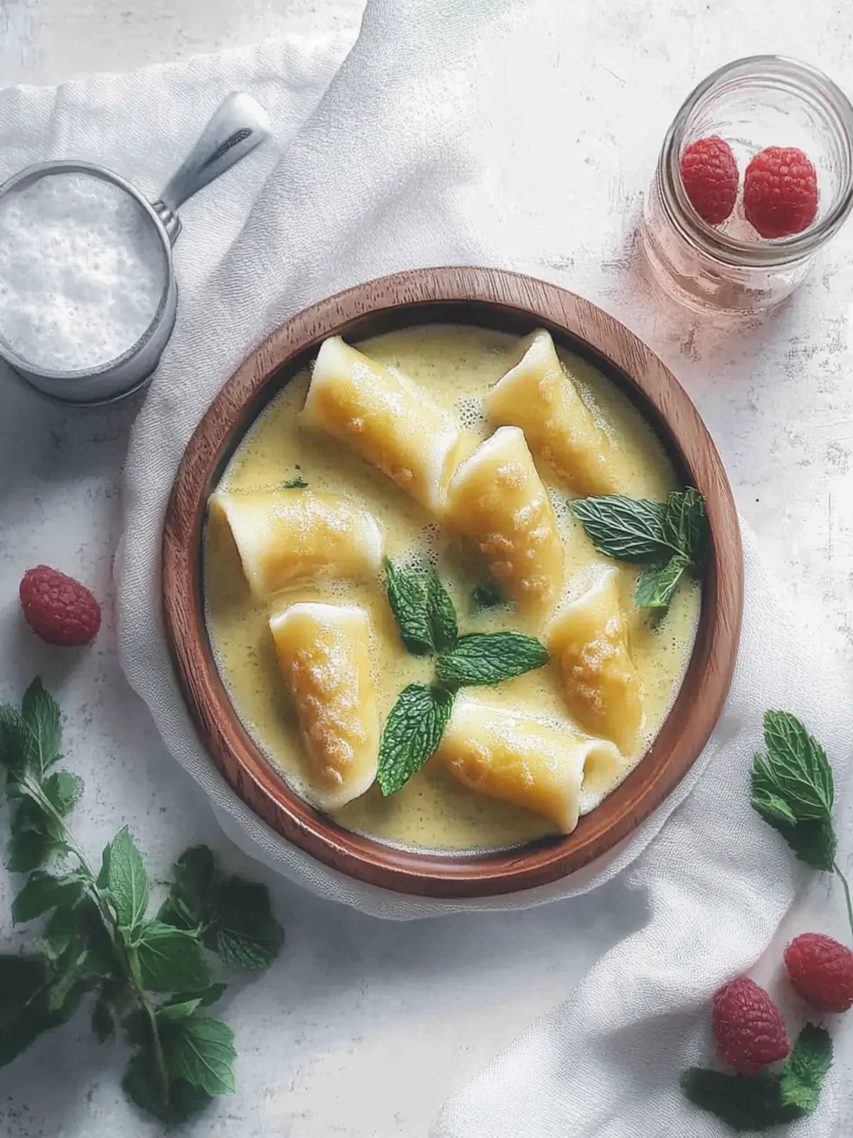 Comforting Kreplach Dumplings in Savory Broth to Savor 4 Kreplach
