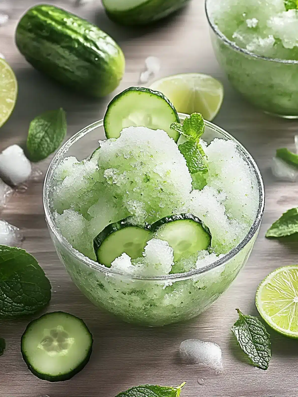 Chill Out: Refreshing Cucumber-Lime Granita You’ll Love 2 Cucumber-Lime Granita