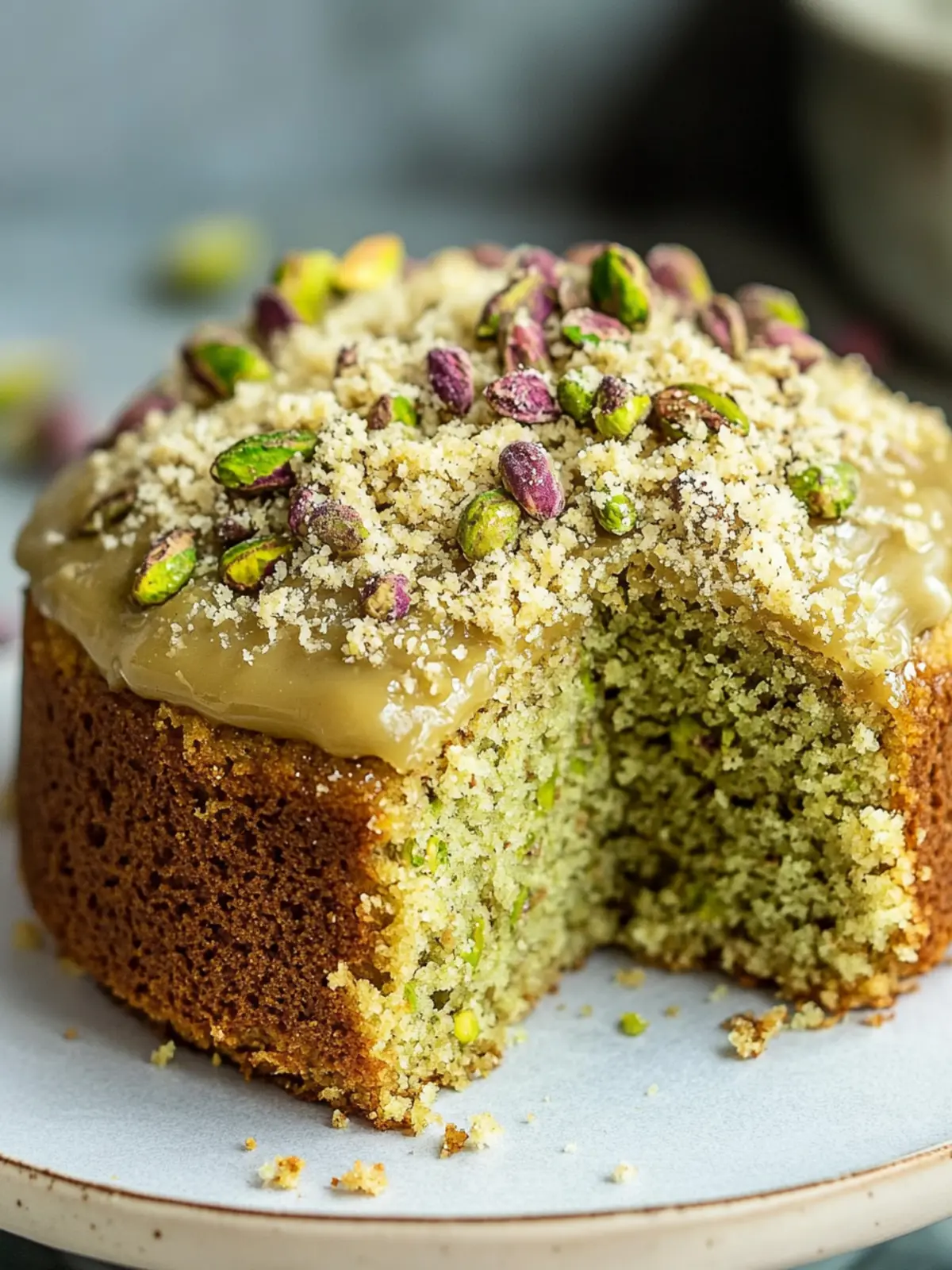 Moist Vegan Pistachio Coffee Cake to Wow Your Taste Buds 4 Vegan Pistachio Coffee Cake