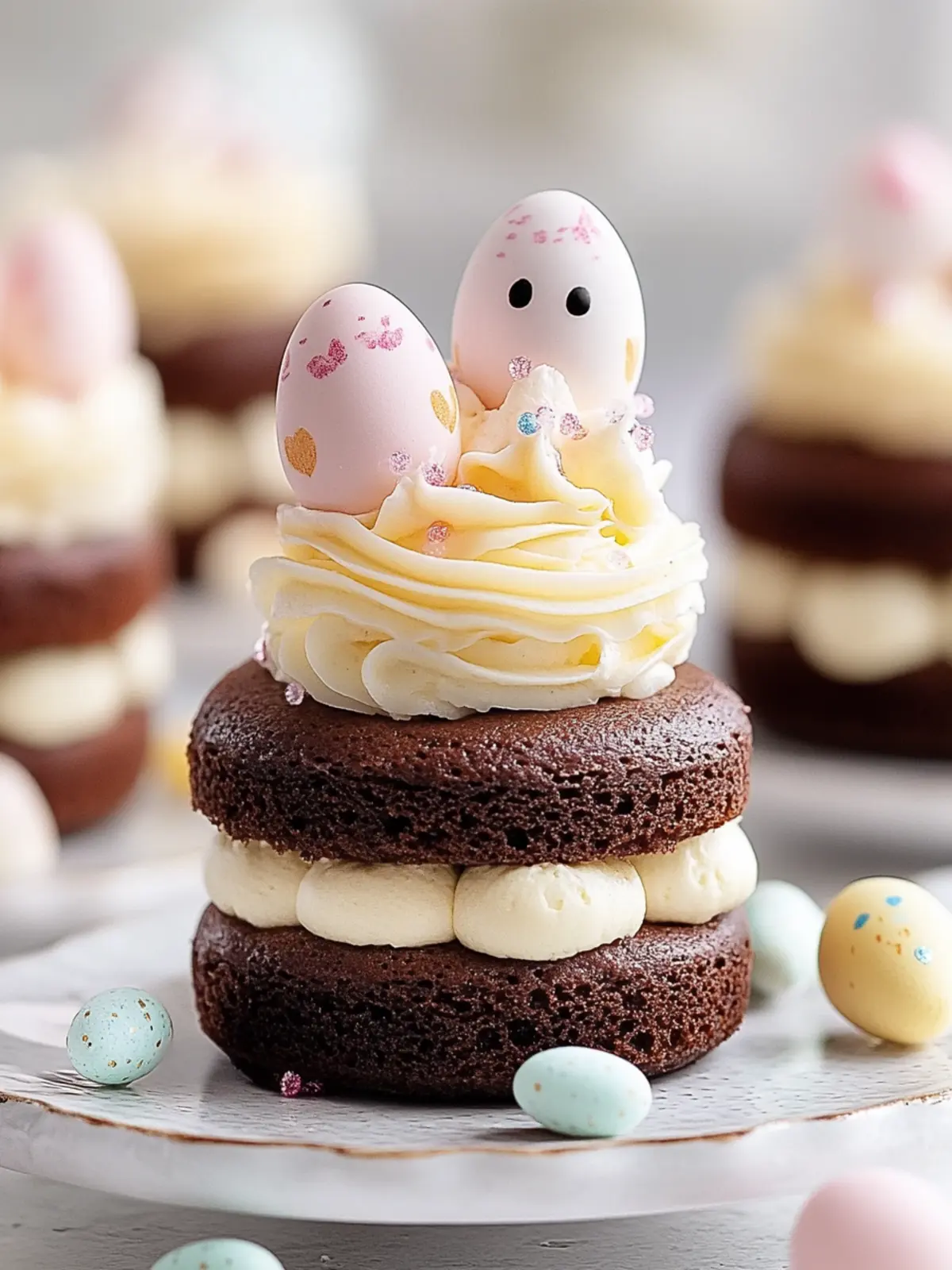 Mini Easter Layer Cakes That Steal the Show This Holiday 2 Mini Easter Layer Cakes