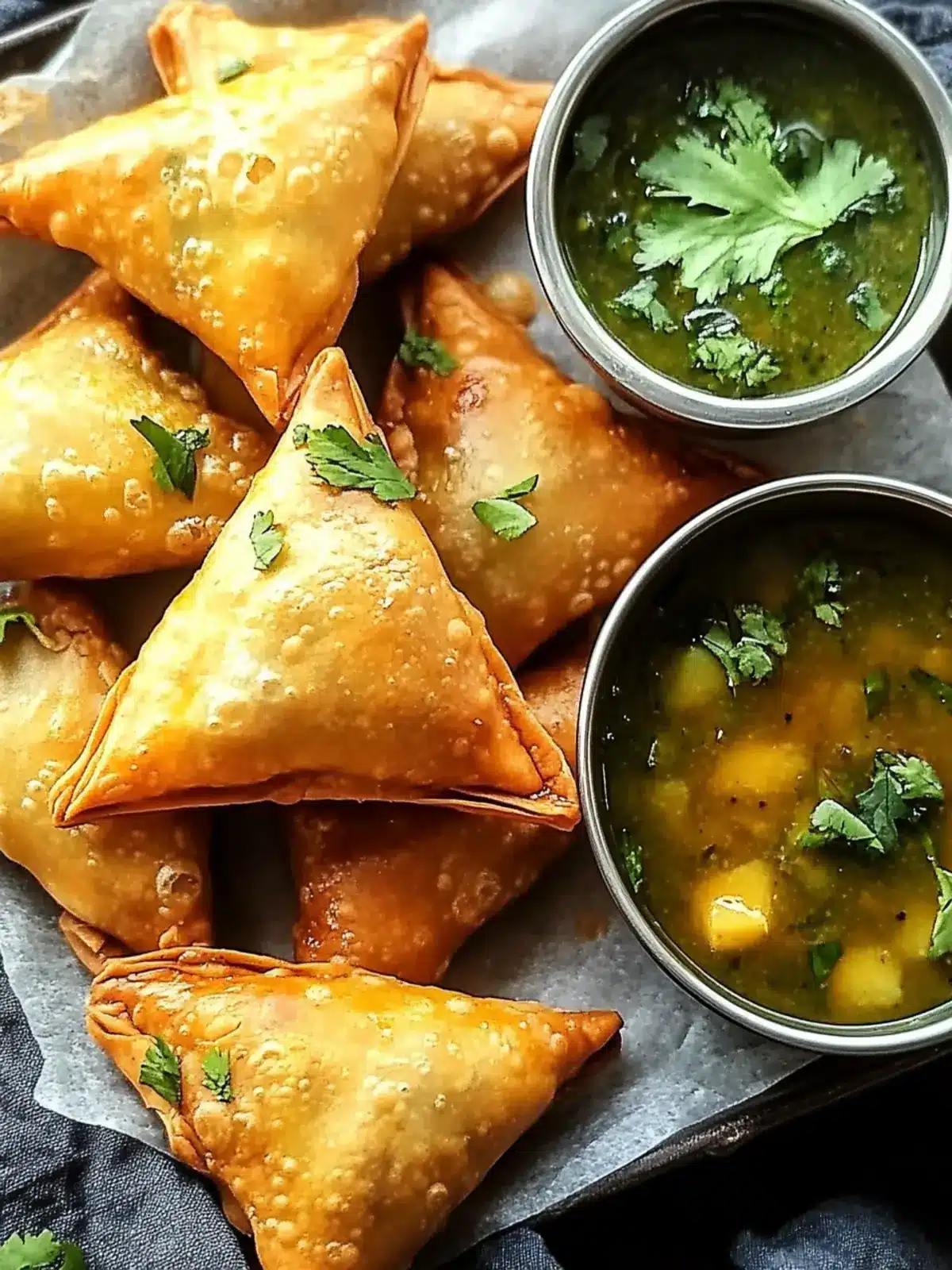 Delicious Homemade Potato Samosas for Flavorful Snacking 2 Potato Samosas