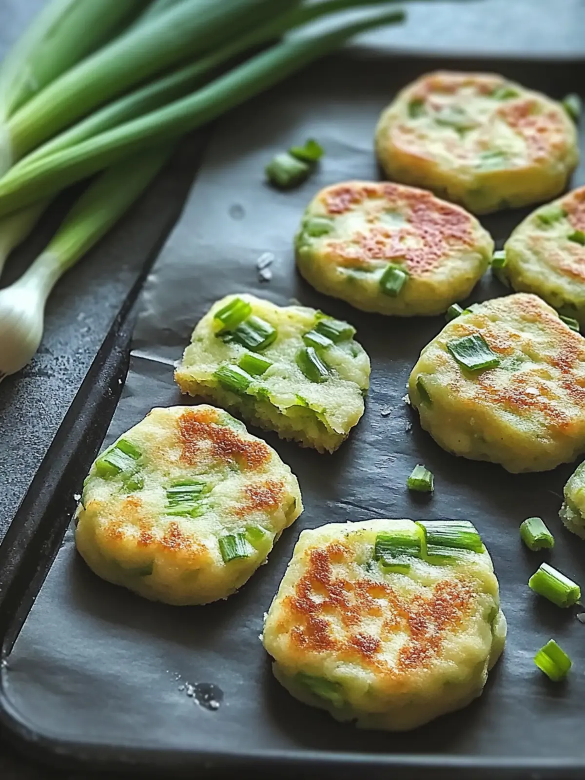 Crispy Green Onion Cakes You’ll Crave Again and Again 4 Green Onion Cakes
