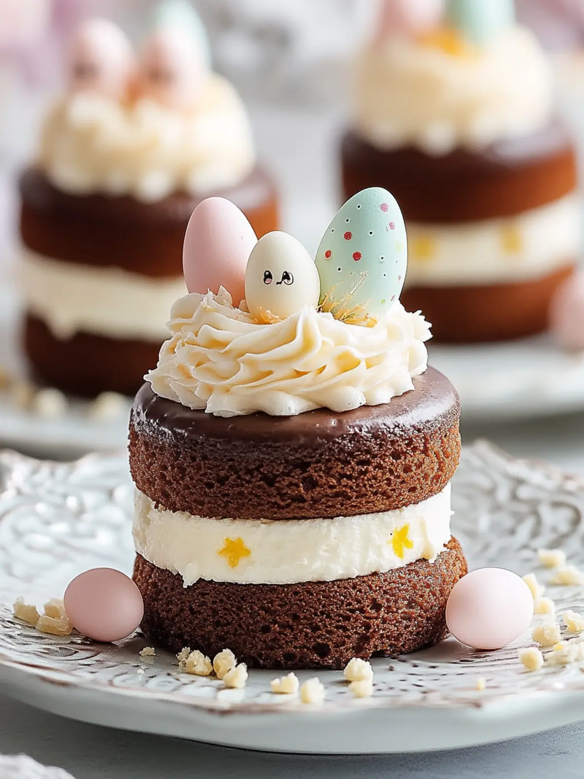 Mini Easter Layer Cakes That Steal the Show This Holiday 3 Mini Easter Layer Cakes