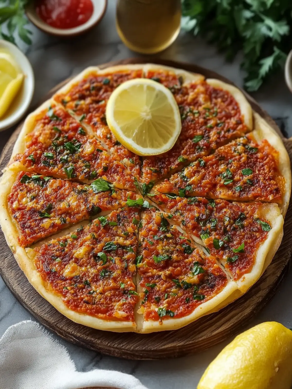 Ultimate Turkish Lahmacun – Quick, Crispy, and Customizable Treats 5 Turkish Lahmacun