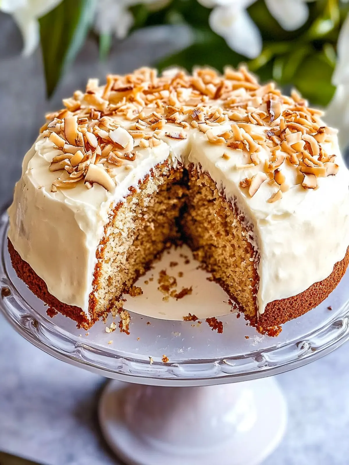 Coconut Hummingbird Cake