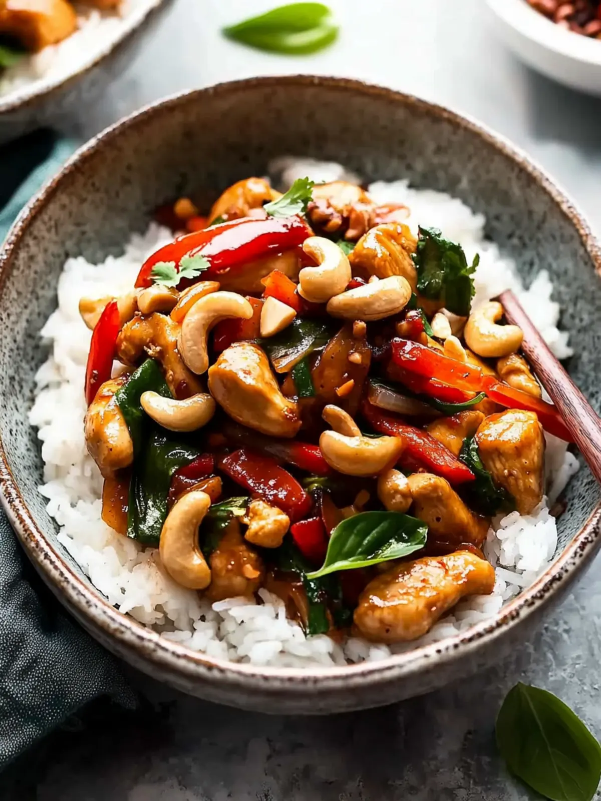 Quick and Flavorful Thai Cashew Chicken Stir Fry Delight 2 Thai Cashew Chicken Stir Fry