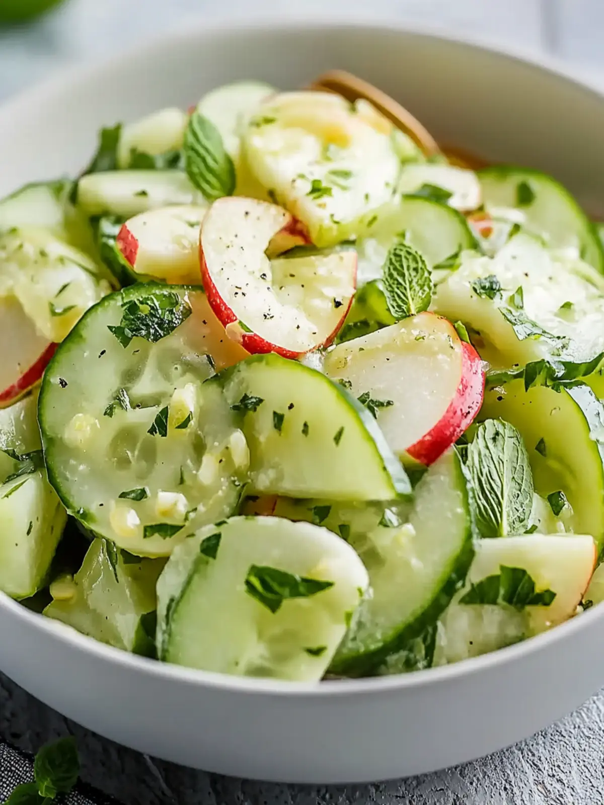 Crunchy Cucumber Apple Salad: A Refreshing Summer Delight 5 Crunchy Cucumber Apple Salad