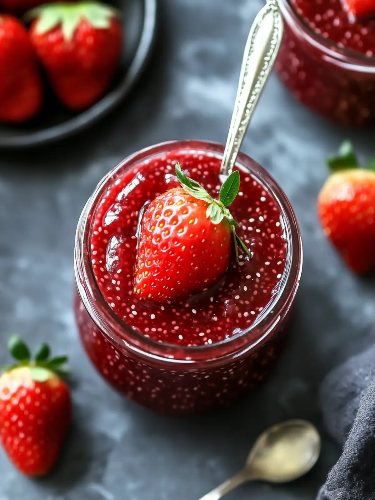 Homemade Strawberry Chia Jam: Quick, Healthy, and Delicious 5 Strawberry Chia Jam