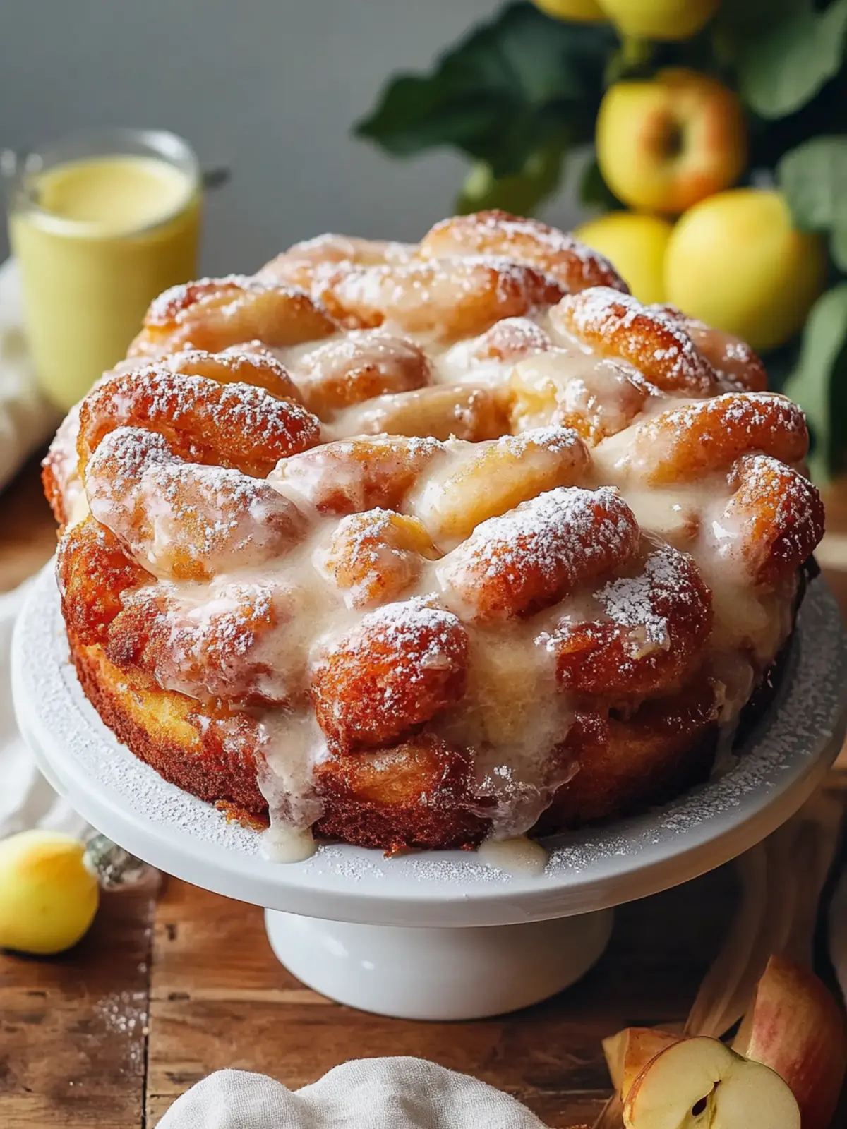 Irresistible Sweet Apple Fritter Cake for Cozy Fall Evenings 3 Sweet Apple Fritter Cake