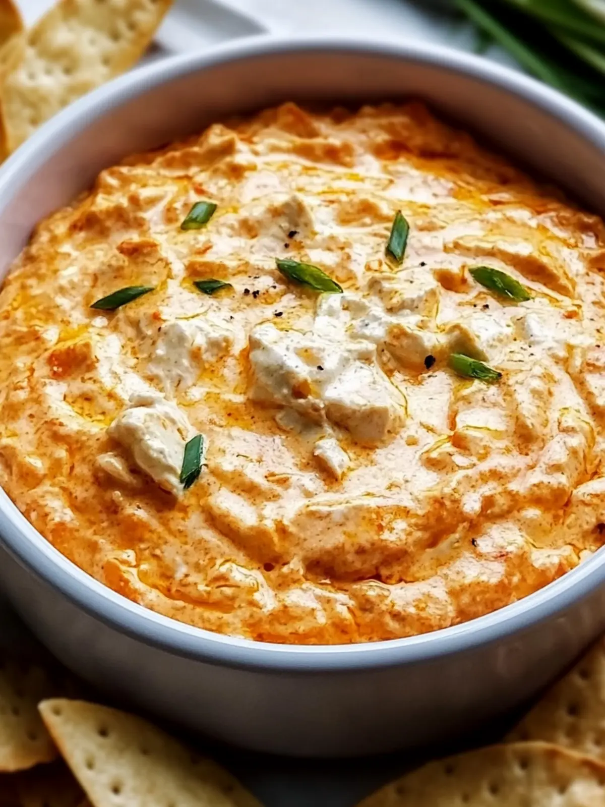 Creamy Rotisserie Chicken Buffalo Dip