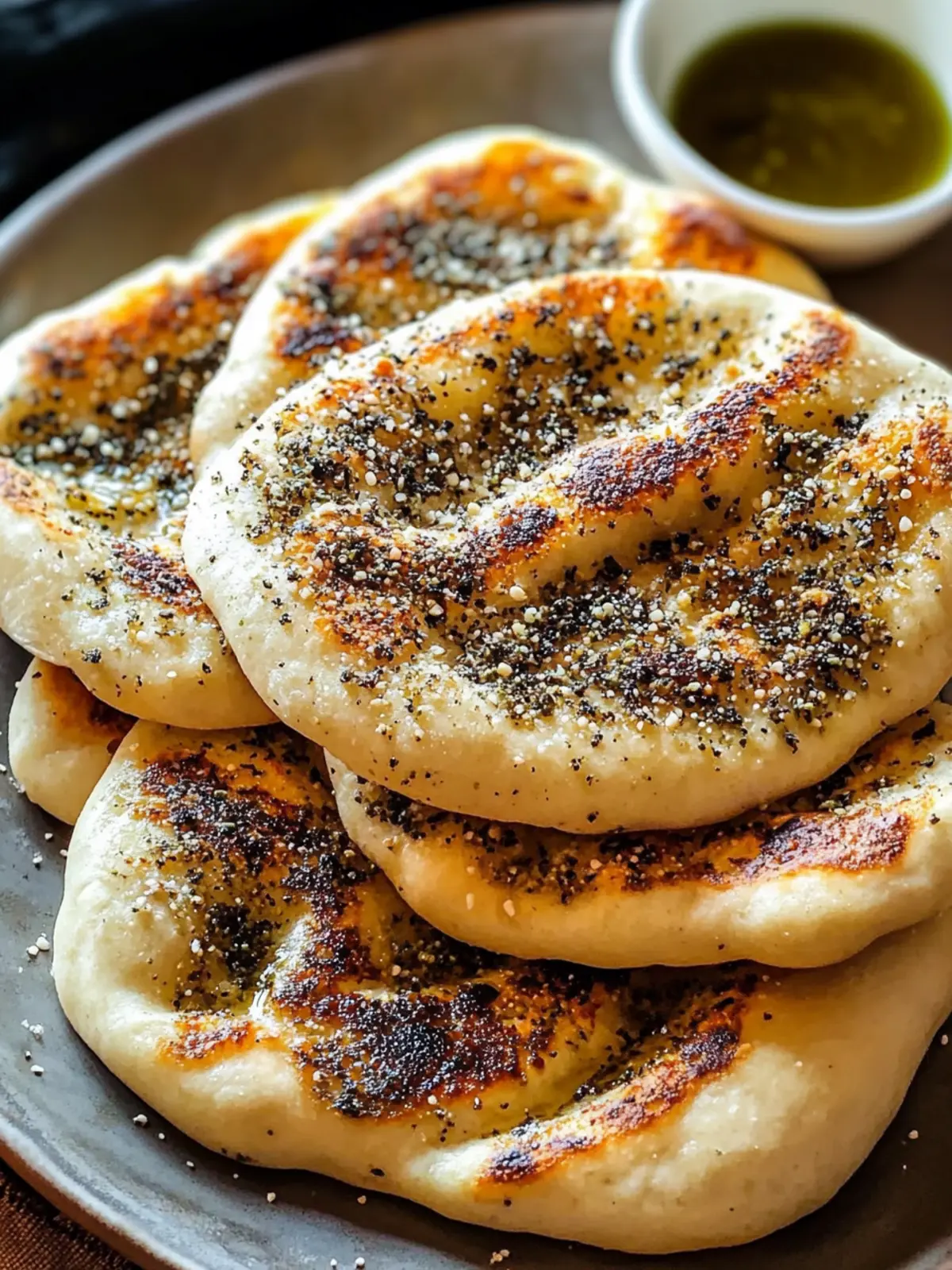 Heavenly Za’atar Flatbread with Olive Oil for Cozy Mornings 2 Za’atar Flatbread with Olive Oil