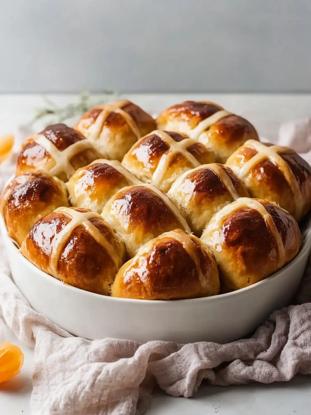 Fluffy Gluten Free Hot Cross Buns