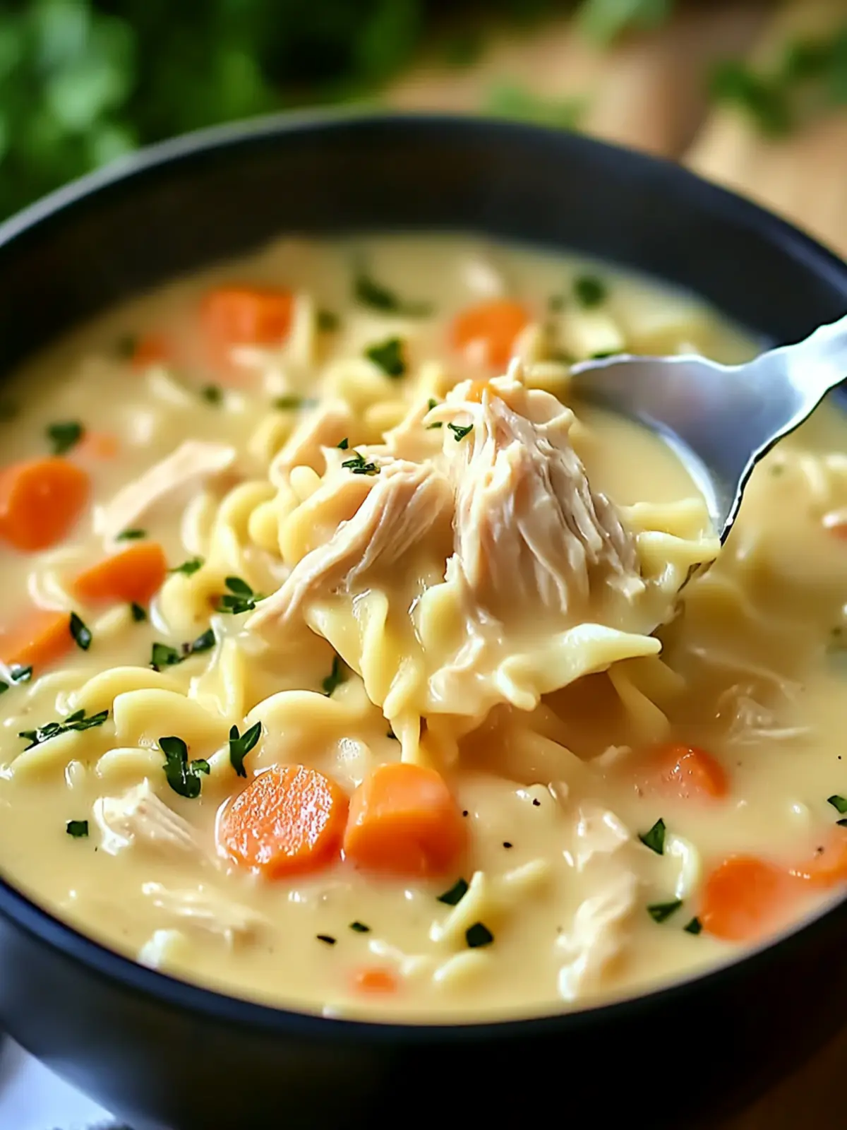 Creamy Crack Chicken Noodle Soup That Will Warm Your Heart 3 Creamy Crack Chicken Noodle Soup