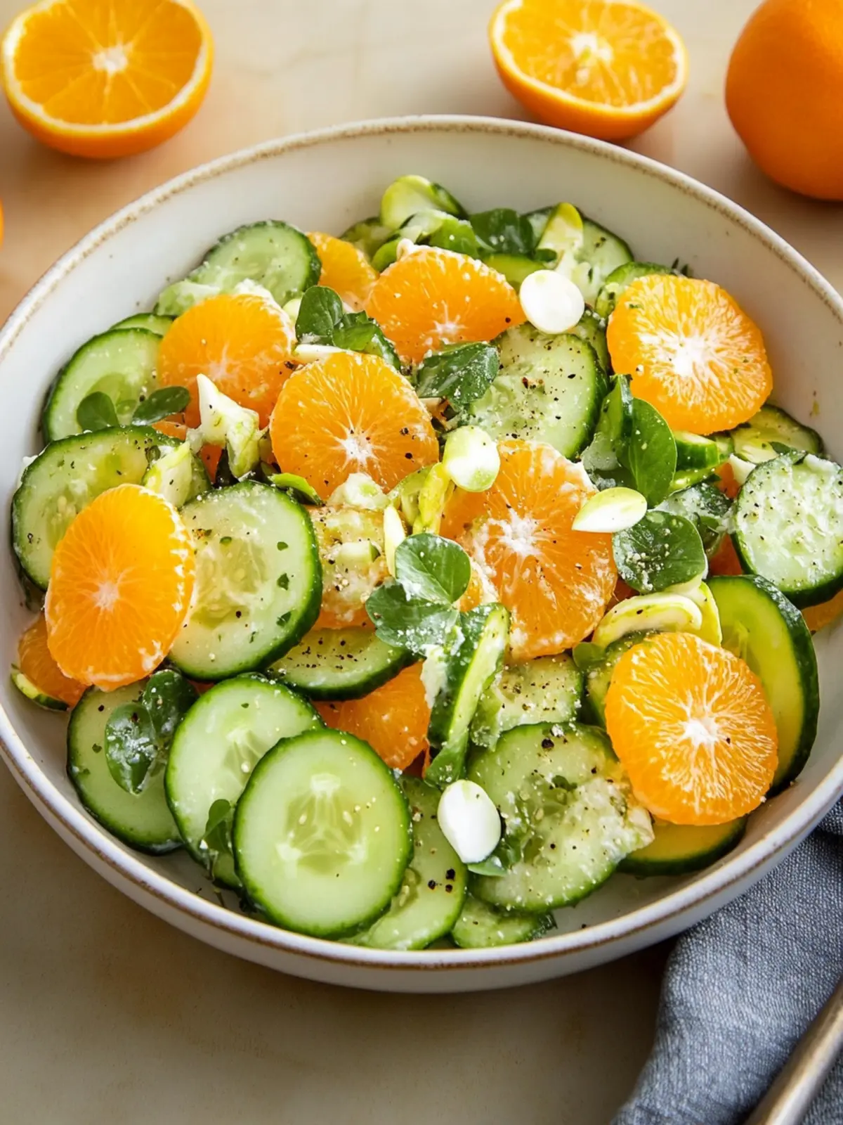 Irish Flag Clementine Cucumber Salad for a Festive Twist 4 Irish Flag Clementine Cucumber Salad