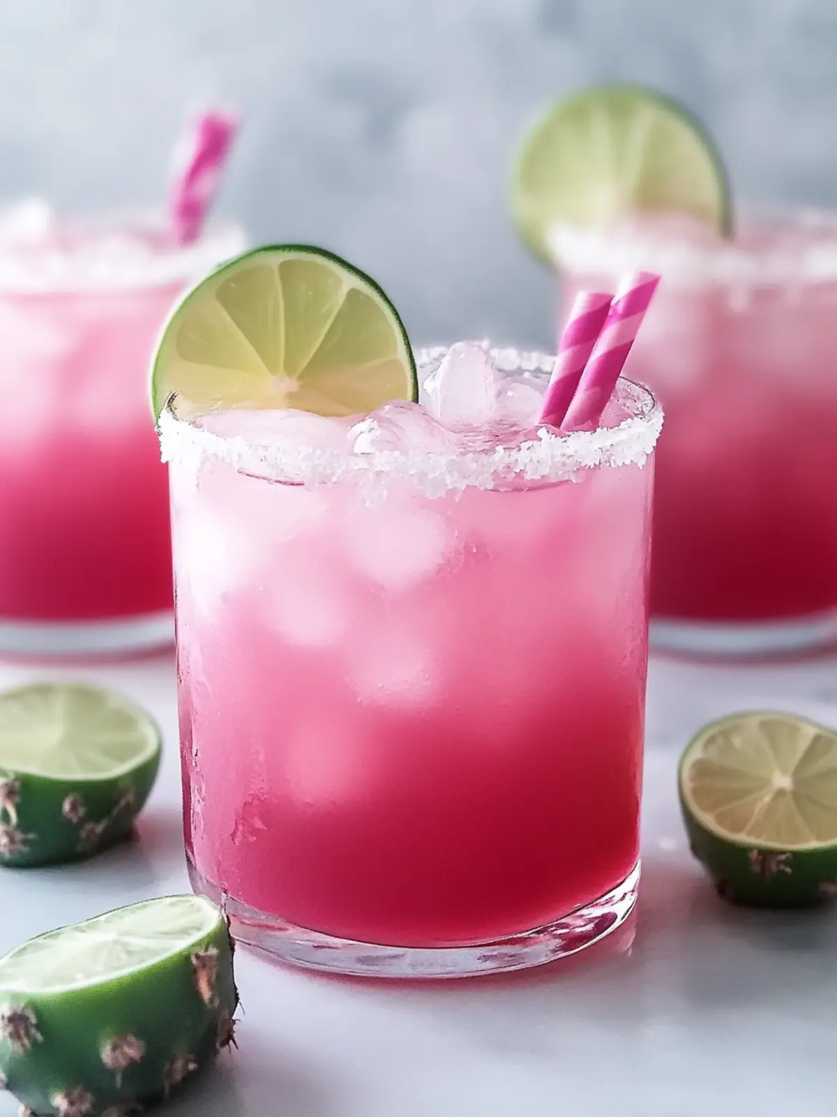 Delicious Prickly Pear Margarita Mocktail for All Ages 2 Prickly Pear Margarita Mocktail