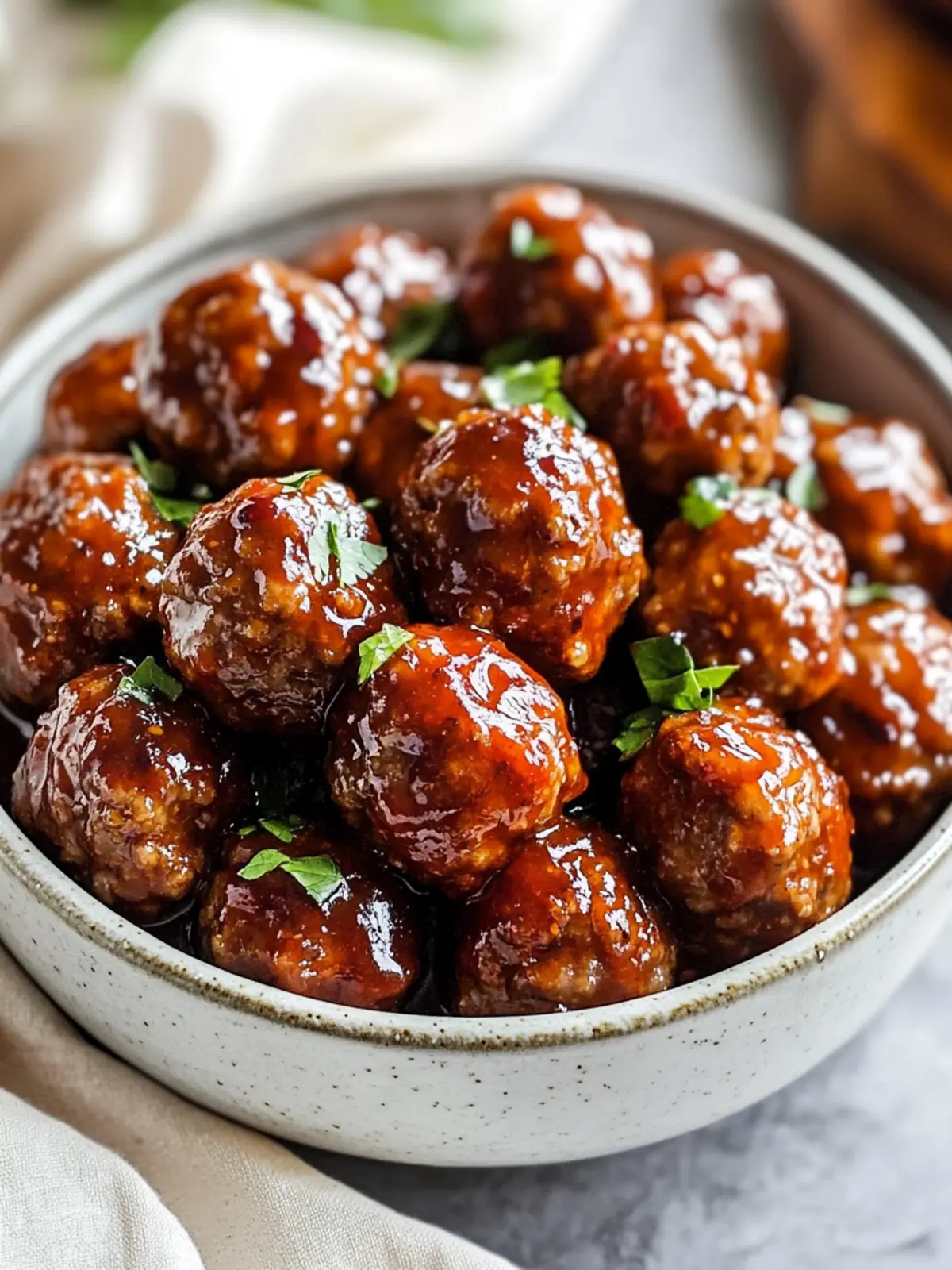 Sweet Chili Meatballs Crockpot