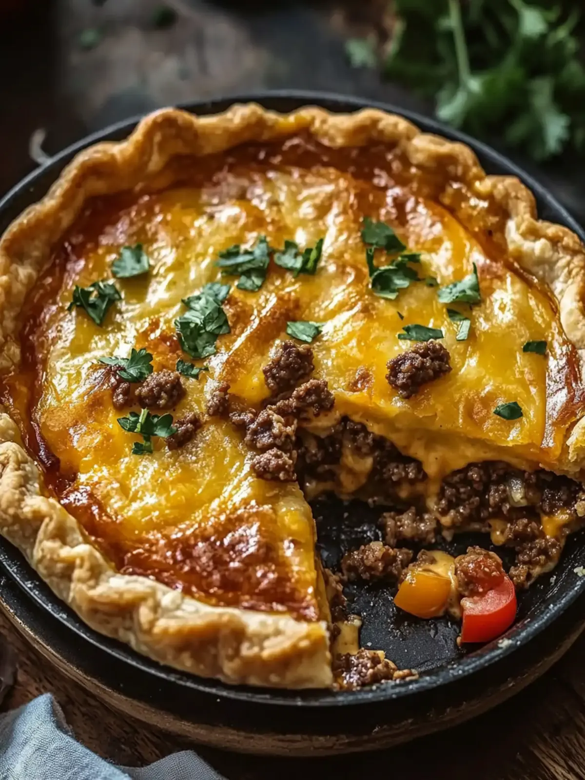 One-Pan Cheeseburger Pie Dinner: Easy Comfort in Every Bite 3 One-Pan Cheeseburger Pie Dinner