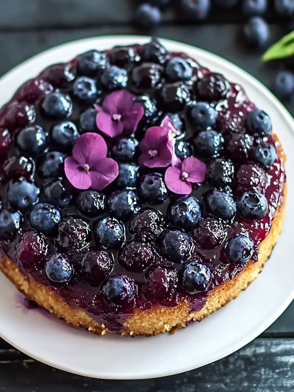 Homemade Blueberry Upside Down Cake for Cozy Gatherings 3 Homemade Blueberry Upside Down Cake