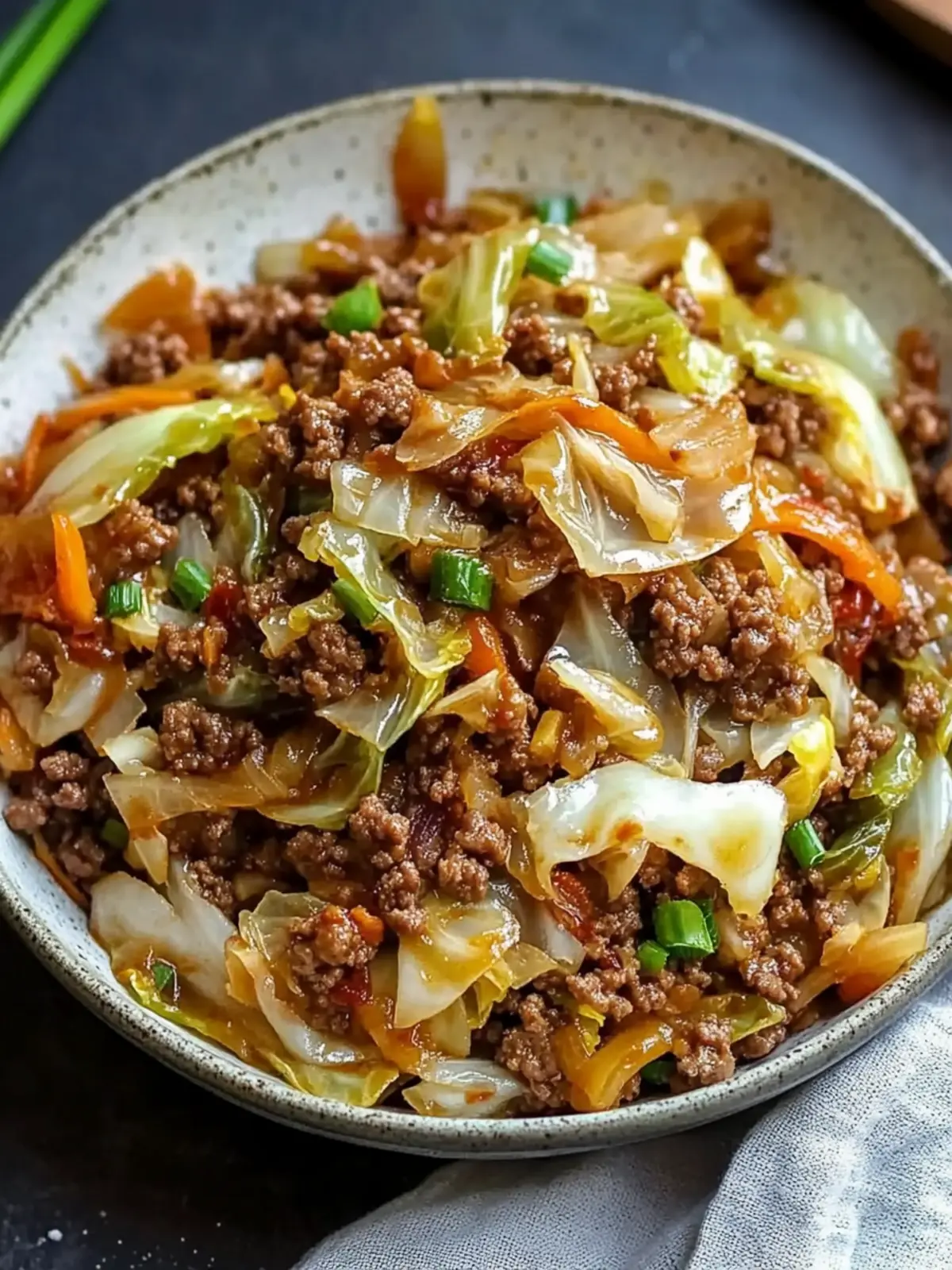 Delicious Low Carb Mongolian Ground Beef Cabbage in 30 Minutes 5 Low Carb Mongolian Ground Beef Cabbage
