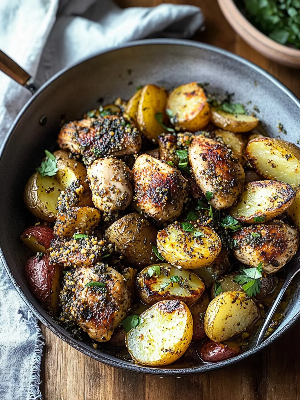 Crispy Za’atar Potatoes with Chicken for Flavor-Packed Nights 2 Crispy Za’atar Potatoes with Chicken
