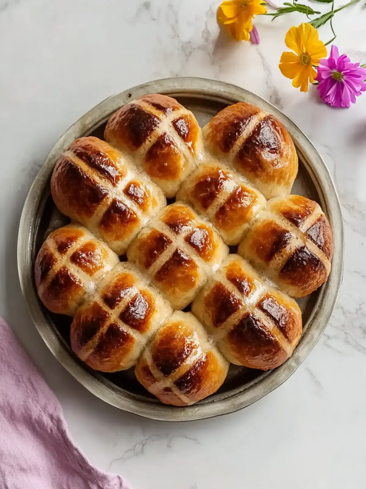 Fluffy Gluten Free Hot Cross Buns