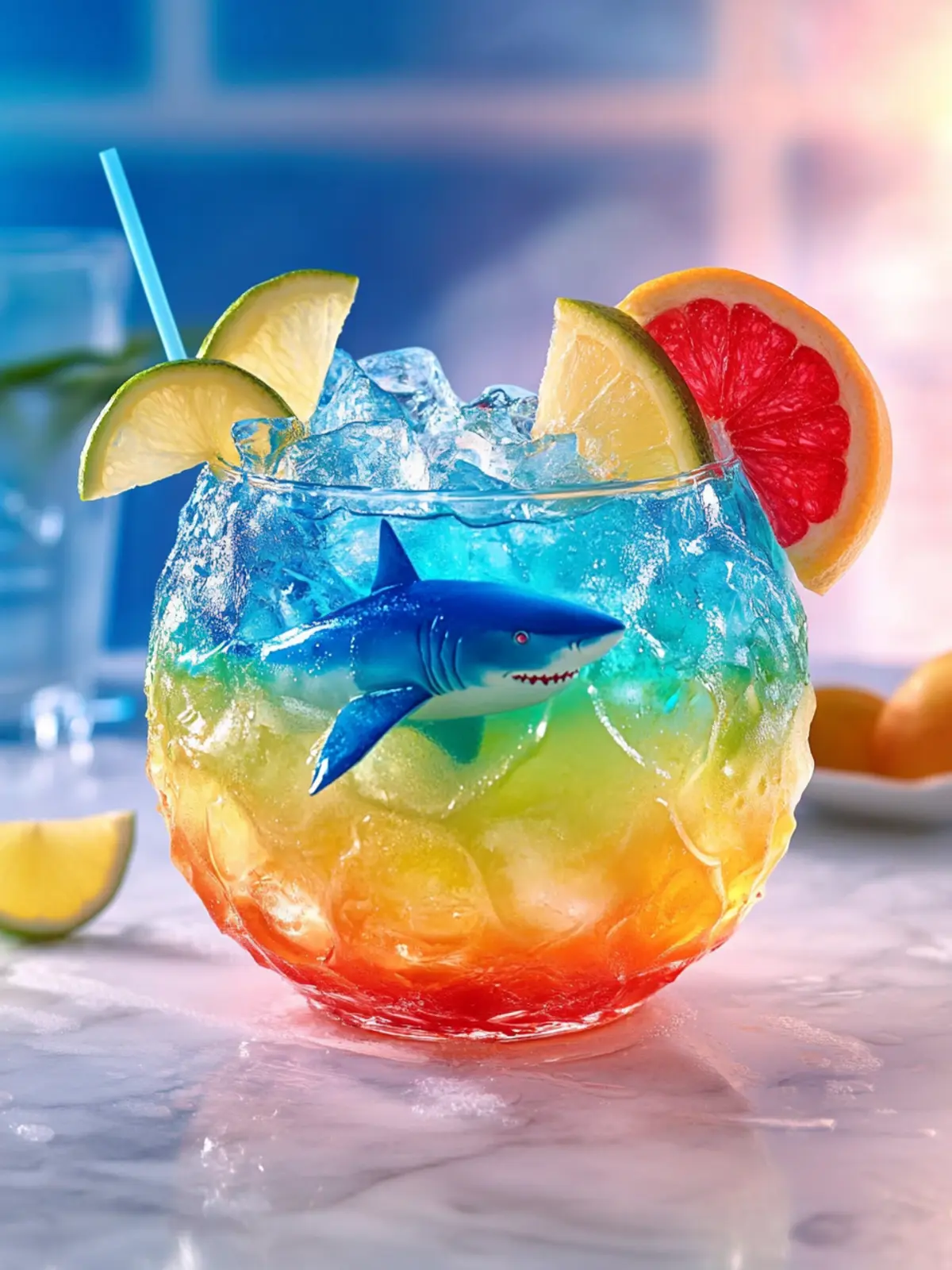 Make Splashy Applebee’s Shark Bowl at Home in 10 Minutes 4 Applebee’s Shark Bowl