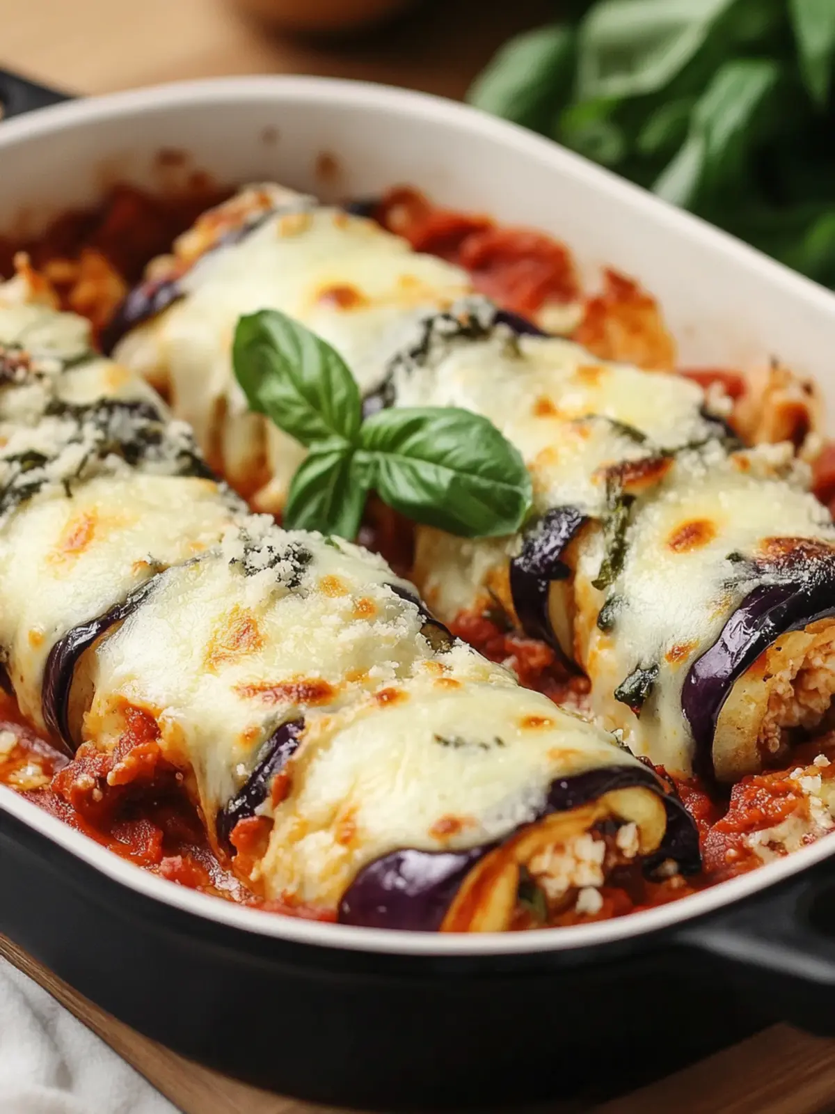 Healthy Eggplant Rollatini