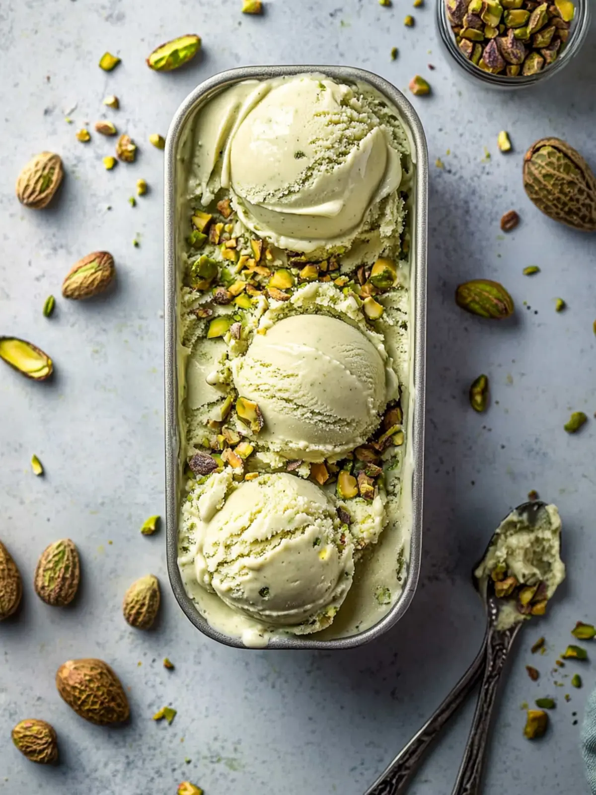 Delightfully Creamy Vegan Pistachio Ice Cream in 3 Steps 2 Vegan Pistachio Ice Cream