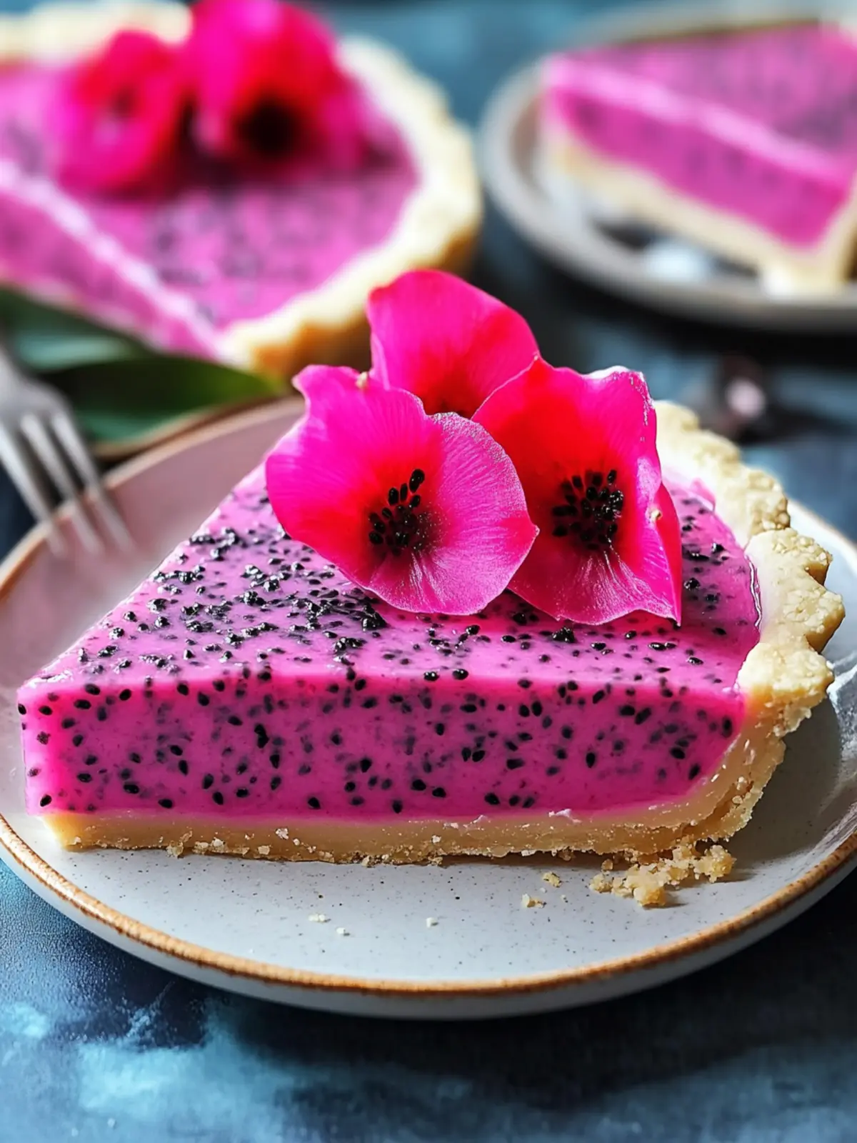 Delicious Dragon Fruit Cream Pie That's Gluten-Free and Easy 3 Dragon Fruit Cream Pie