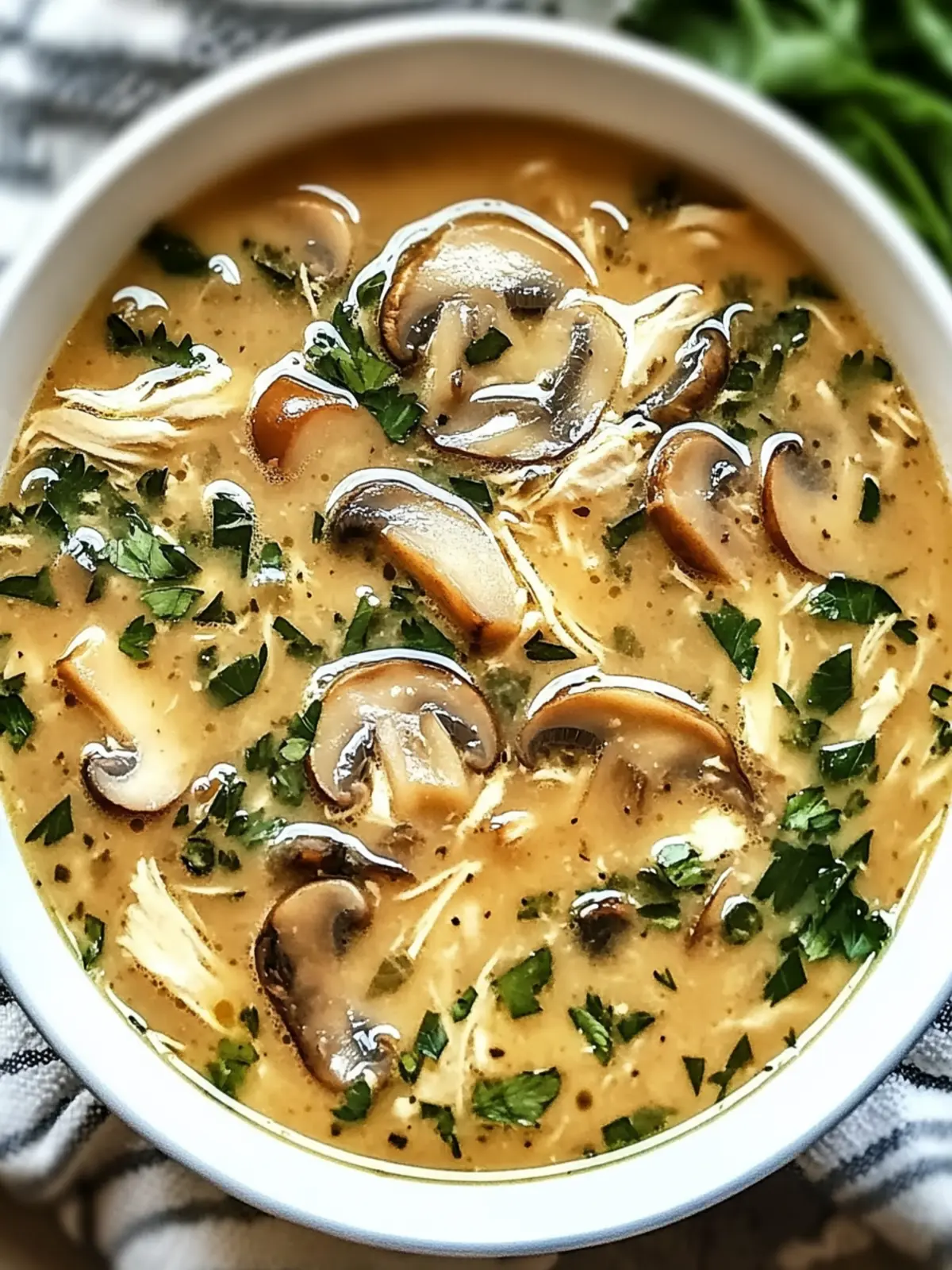 Deliciously Cozy Clean Chicken Mushroom Soup Recipe 4 Clean Chicken Mushroom Soup