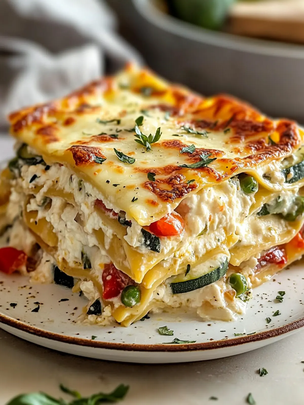 Loaded Veggie White Lasagna That's Comfort Food Heaven 5 Loaded Veggie White Lasagna