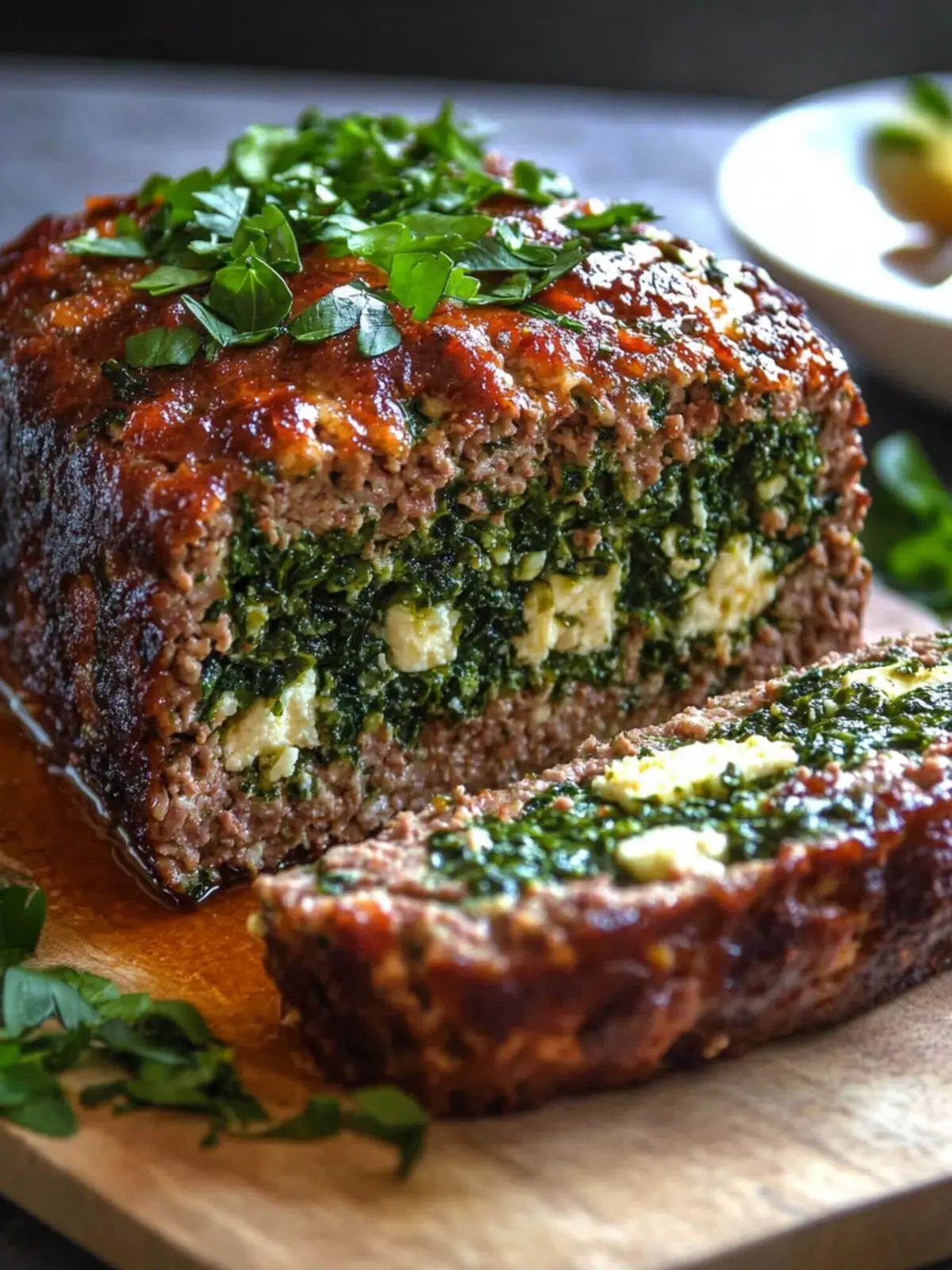 Spinach Feta Stuffed Meatloaf Everyone Will Love 3 Spinach Feta Stuffed Meatloaf