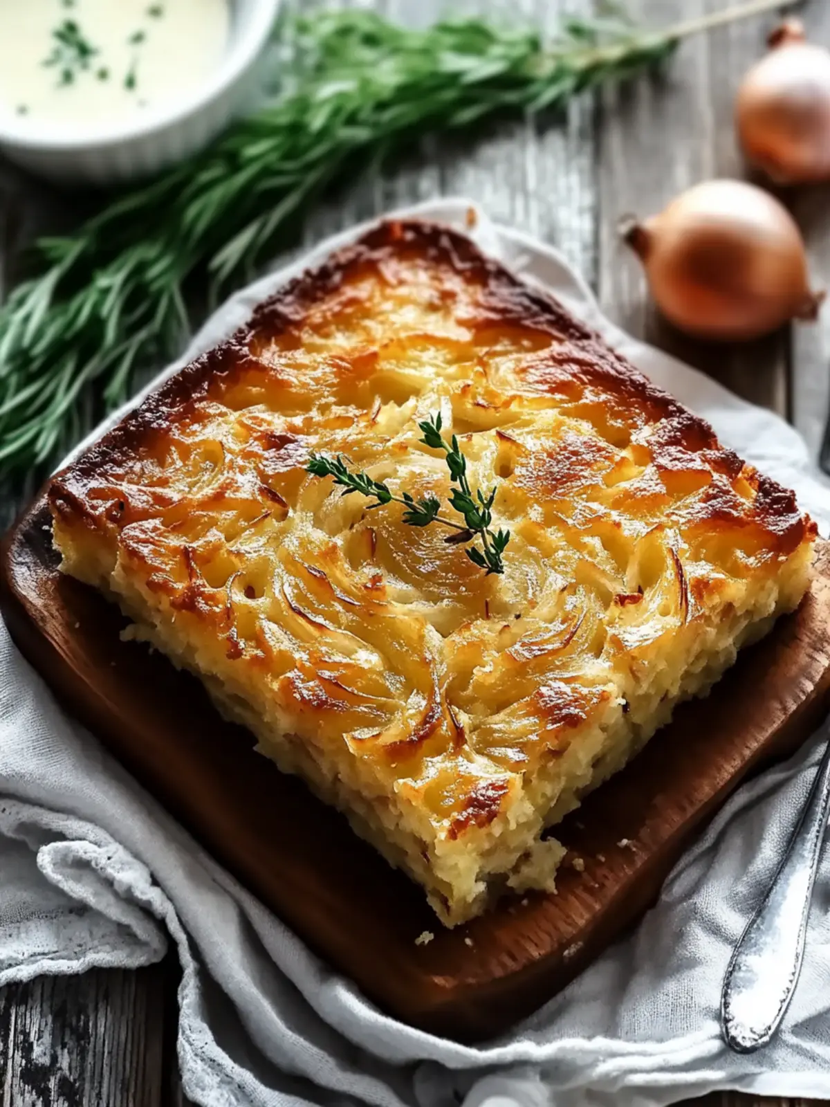 Mouthwatering Onion Kugel Bake: A Cozy Comfort Dish 3 Onion Kugel Bake